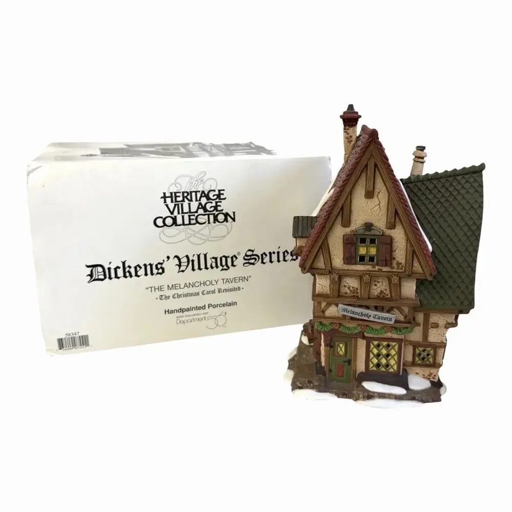 VTG 1996 Original Department 56 “The Melancholy Tavern” # 58703 Dickens Village